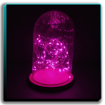 شیشه بلند ریسه بنفش