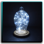 شیشه کله الماسی ریسه سفید