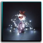 دختر بادکنکی ریسه سفید