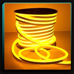 ریسه نئون فلکسی انبه ای 50 متری