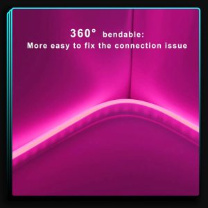 ریسه نئون فلکسی بنفش 50 متری