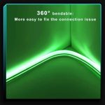 ریسه نئون فلکسی سبز 50 متری