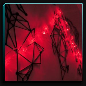 ریسه قلبی کوچک قرمز