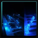 ریسه مفتولی در بطری آبی