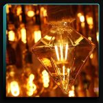 لامپ فیلامنتی الماسی نوک تیز