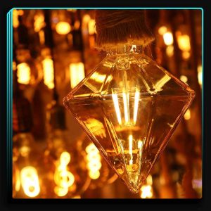 لامپ فیلامنتی الماسی نوک تیز