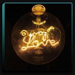 لامپ فیلامنتی طرح لاو