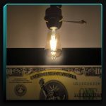 لامپ فیلامنتی گلابی