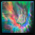 رقص نور فضانورد کهکشانی کوچک