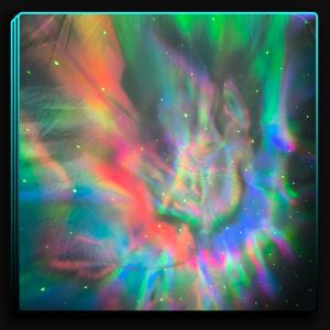 رقص نور فضانورد کهکشانی کوچک