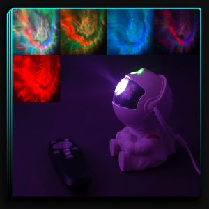 رقص نور لیزری کهکشانی فضانورد