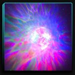 رقص نور کهکشانی خرگوش