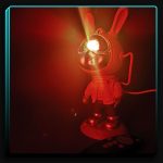 رقص نور کهکشانی خرگوشی