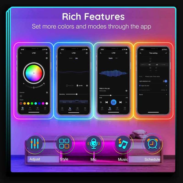 ریسه نئون rgb