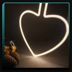 لامپ نئون قلب آفتابی