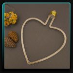 لامپ نئونی آفتابی طرح قلب