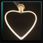 لامپ نئونی قلبی آفتابی