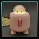 چراغ خواب و اسپیکر صورتی طرح کیتی