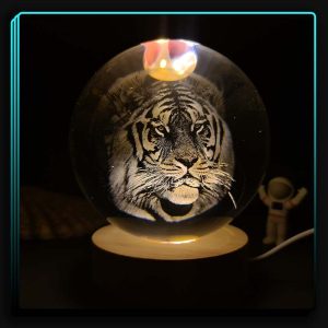 چراغ خواب و گوی کریستالی ببر