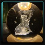 گوی شیشه ای طرح گربه