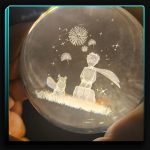 گوی کریستالی طرح شازده کوچولو