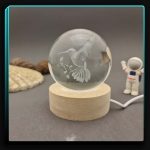 گوی کریستالی طرح پرنده