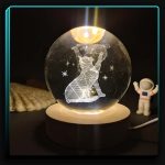 گوی کریستالی طرح گربه