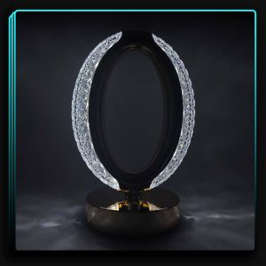 آباژور کریستالی طرح او نور کم