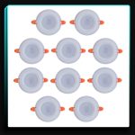 پک 10 عددی لامپ هالوژن دور شیشه ای