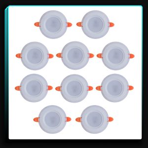 پک 10 عددی لامپ هالوژن دور شیشه ای