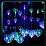 ریسه شکل دار قلبی rgb