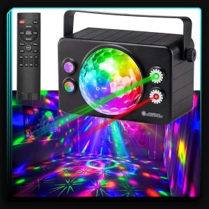 رقص نور لیزر دار حساس به صدا