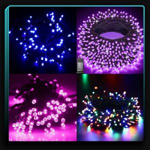 ریسه سوزنی سیم مشکی 50 متری