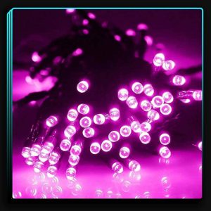 ریسه سوزنی سیم مشکی صورتی