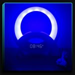 چراغ خواب اسپیکر دار آبی