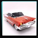 ماشین دوج اسپیکر دار قرمز