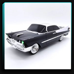 ماشین دوج اسپیکر دار مشکی