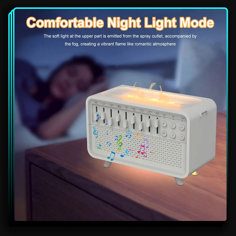 بخور سرد و اسپیکر به همراه شبیه سازی صدای طبیعت