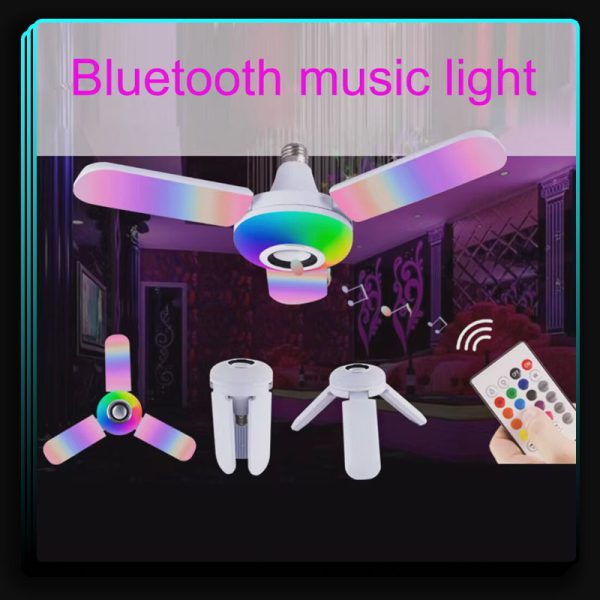 لامپ RGB حساس به صدا تاشو(اسپیکردار) - Image 2